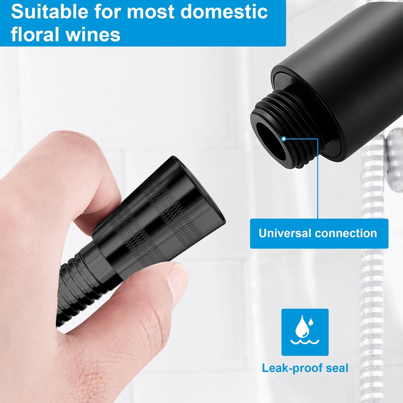 Shower Head and Hose, 5 Mode Water Saving Shower Heads