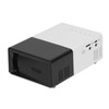 Mini Projector Built in Speakers Diffuse Reflection Imaging Black 1080P