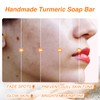Asheyya 3 Pcs Kojic Acid Soap, Handmade Organic Lemon Turmeric