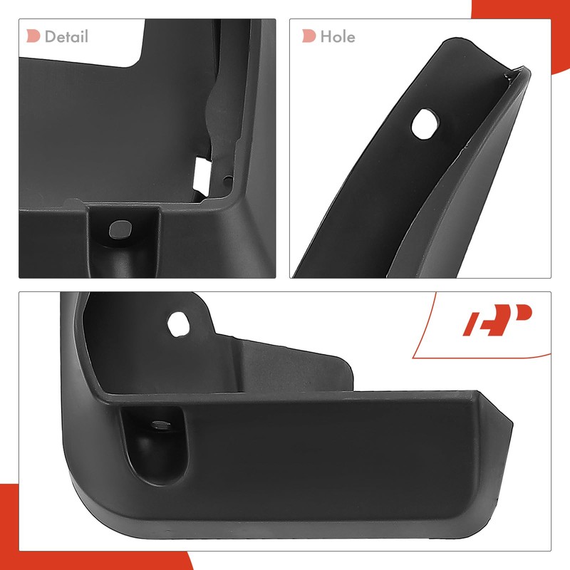A-Premium Set of 4PCS Mud Flaps Splash Guards Mudguards Mudflaps