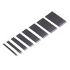 8pcs Leather Blades Different Sizes Steel Scraper with Storage Box