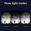Rechargeable flashlights1500L tactical flashlight,Adjustable Focus LED Flashlight, 3 Lighting Modes,