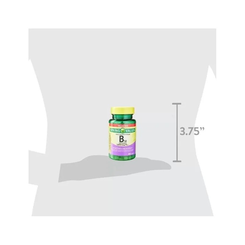 Vitamina B12 1000mcg Forma Globulos Rojos Previe Anemia 300c Sabor