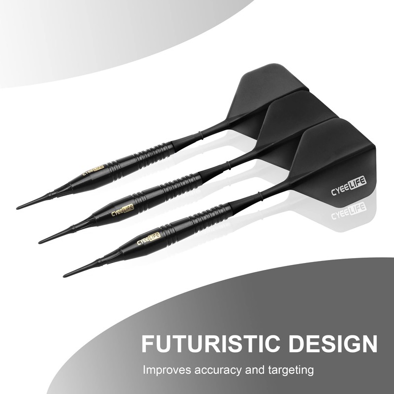 CyeeLife 18g Soft Tip Darts with Carrying case and 30