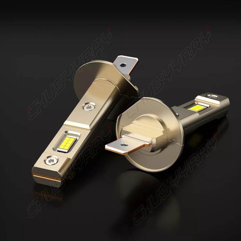 CHUSYYRAY 2x H1 LED Headlight Bulbs Conversion Kit High Beam