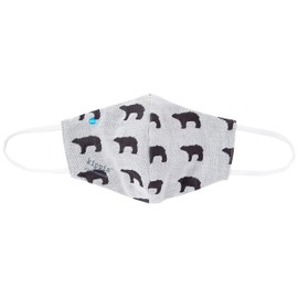 Kippis Gauze Mask with Protective Filter, Soft Gauze Mask, Children's Sizes, black (black 19-3911tcx), 幅 約145mm × 115mm