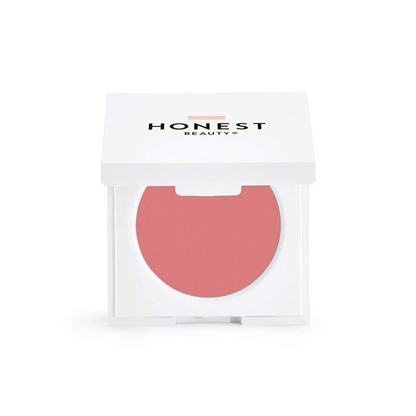 Honest Beauty Crème Cheek Blush, Peony Pink | Buildable & Blendable Blush | Paraben Free, Talc Free, Dermatologist Tested, Cruelty Free | 0.10 oz.