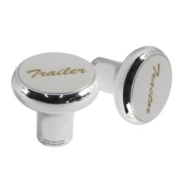 Pair of Air Valve Knobs for Tractor/Trailer - Compatible with Peterbilt, Kenworth, Freightliner - Set of 2