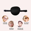 2 Stück Augenklappe Medizinisch,3D Verstellbare Augenklappe Pirat Eye Patches, für