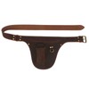 TOURBON Leather Garden Tool Bag Adjustable Waist Work Belt Pouch
