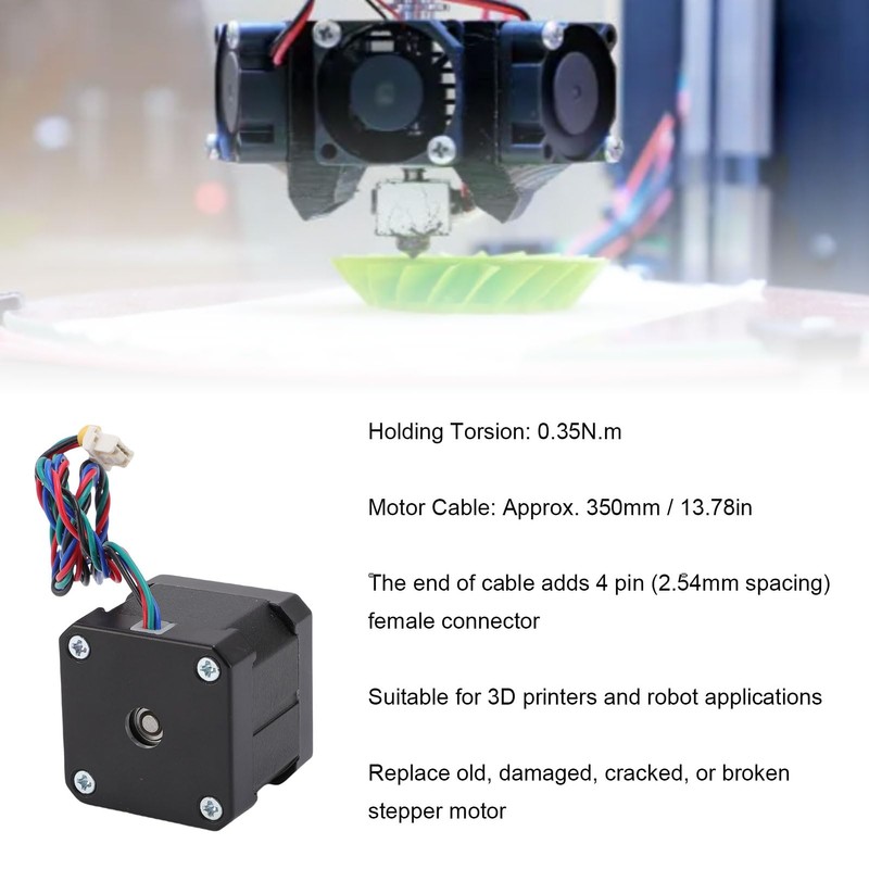 Luocute 3D Printer X Axes Stepper Motor for Nema17 17HTNC4204Z