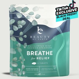 Beauty by Earth 14-Pack Shower Steamers with Gentle Aromatherapy Blend Lavender Citrus Eucalyptus Gentle Menthol Rosemary - Scent: Chill (Lavender)