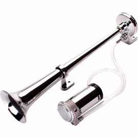 FARBIN 12V 150db Loud Single Trumpet Horn Train Horn for Trucks Car Air Horn kit