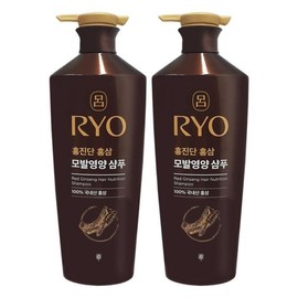 Ryo Hongjindan Red Ginseng Hair Nutrition Shampoo 820ml x2 / 려 홍진단 홍삼 모발영양 샴푸 820ml x2