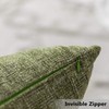Home Brilliant Green Cushion Covers for Scatter Cushions, Decorative Chenille