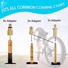 34pcs Bicycle Valve Adapter Set, All Bicycle Adaptor French Valve,
