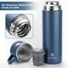 Stainless Steel Thermo 700ml/23.7oz Vacuum Insulated Bottle with Cup for