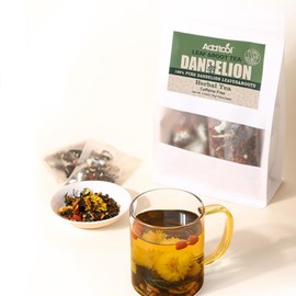 Addtool Dandelion Goji Chrysanthemum Tea Caffeine Free，Include Cassia Seed, Licorice, Orange Peel, Gardenia,Support Liver and Kidney Health ,Detox , liver cleanse Kidney Tea with Natural Blend of 7 Herbs (150 grams / per portion)