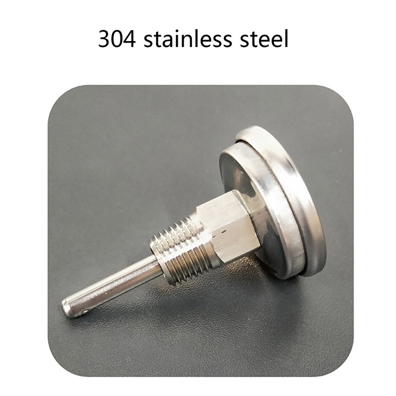 ROYALEAD 1/4 NPT Thread Joint Thermometer -10-100℃/0-220ºF Temperature Gauge 1.4""