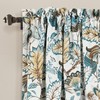 Lush Decor Cynthia Jacobean Light Filtering Window Curtain Panel Pair,