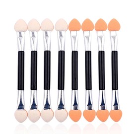 10pcs Pro Sponge Double Ended Nail Art Powder Brushes Eyeshadow Applicator Make Up Supplies Portable Manicure Tools