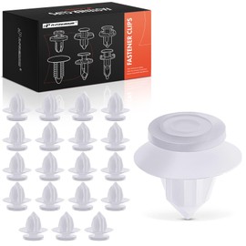 A-Premium 20PCS Nylon Scuff Plate Retainer Clips Compatible with Toyota Camry, RAV4, Corolla, Prius, Highlander, Tundra, 4Runner, Matrix, Yaris, Celica, FJ Cruiser & Scion tC, xB, xA - For 8.5mm Hole