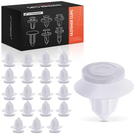 A-Premium 20PCS Nylon Scuff Plate Retainer Clips Compatible with Toyota Camry, RAV4, Corolla, Prius, Highlander, Tundra, 4Runner, Matrix, Yaris, Celica, FJ Cruiser & Scion tC, xB, xA - For 8.5mm Hole