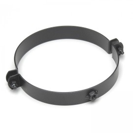raik SH116-150-gg Flue Pipe / Stove Pipe Clamp with Screw 150 mm Diameter Sheet Steel Cast Grey