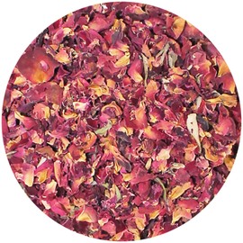 Rose Petals & Buds (0.85 oz.) - Healthy Natural Dried Flower Herbivore Treat - Chinchillas, Guinea Pigs, Rabbits, Prairie Dogs, Degus, Hamsters, Rats, Squirrels, Sugar Gliders & Other Small Pets