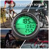 Cycling Speedometer Odometer Multi Function Electronic Speed Tester Temperature Time