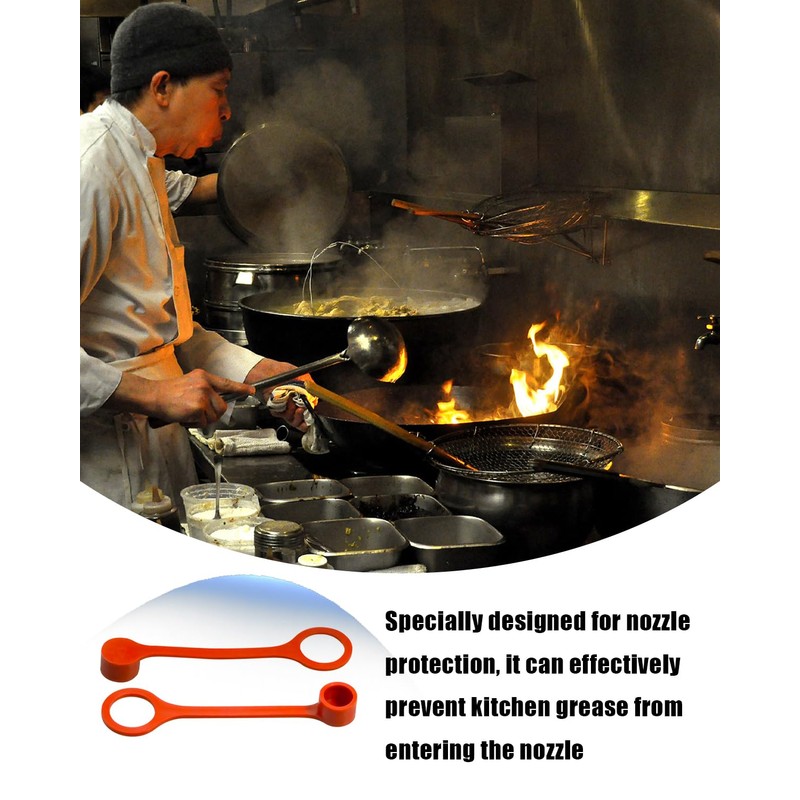Rubber Blow Off Caps Fit for R102 Piranha Fire Suppression