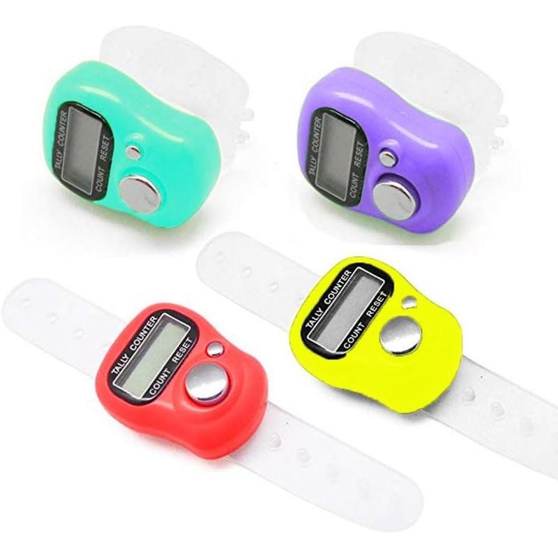 Finger Counter, 5-Digit Number Count Clicker Mini LCD Digital Display