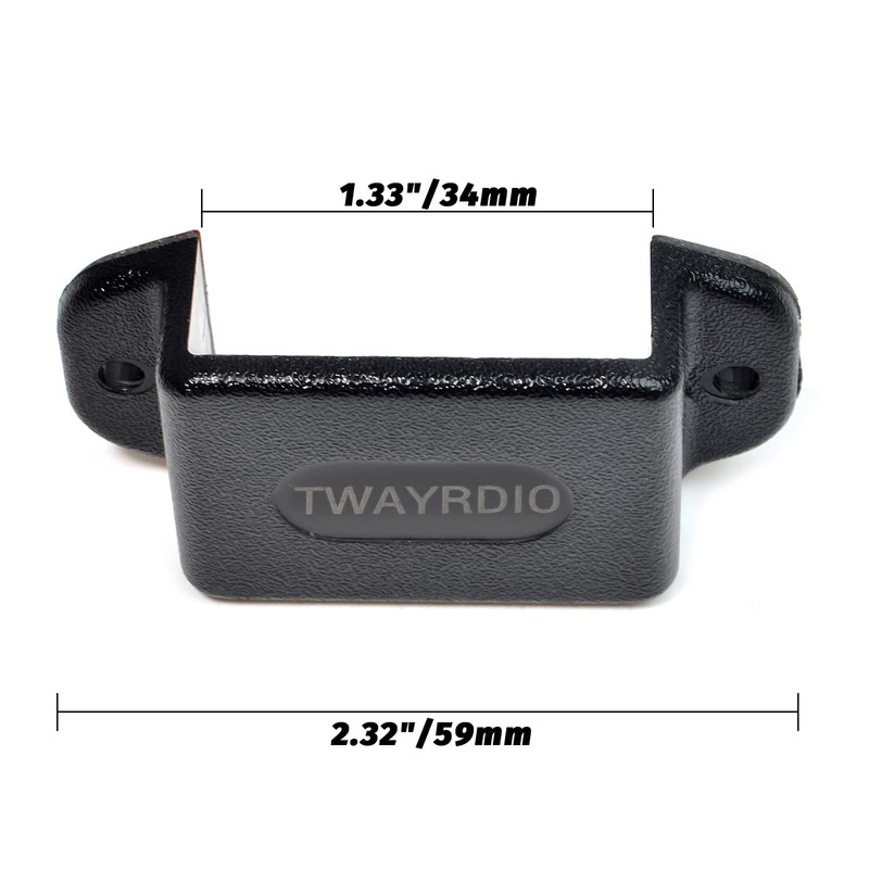 TWAYRDIO Radio Holder Walkie Talkie Holder Screw Belt Clip Hook