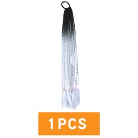 Pony Tails Extensions Pre Stretched Braiding Hair Yaki Texture Crochet Braids Hair Extensions 2817