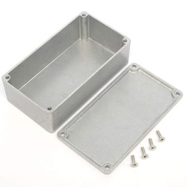 AutoE Effects Pedal Aluminum Stomp Box Enclosure for Guitar Instrument Cases Storage Holder (125B)