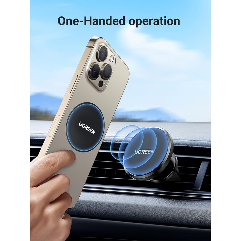 UGREEN Magnético Soporte Celular Auto de Ventilación, Base Porta Automóvil