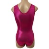 LIL'FOX Gymnastics Leotards for Girls - HOT PINK SHINY FOIL