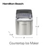 Hamilton Beach Bullet Countertop Ice Maker Machine, Makes 26 Lbs/Day,