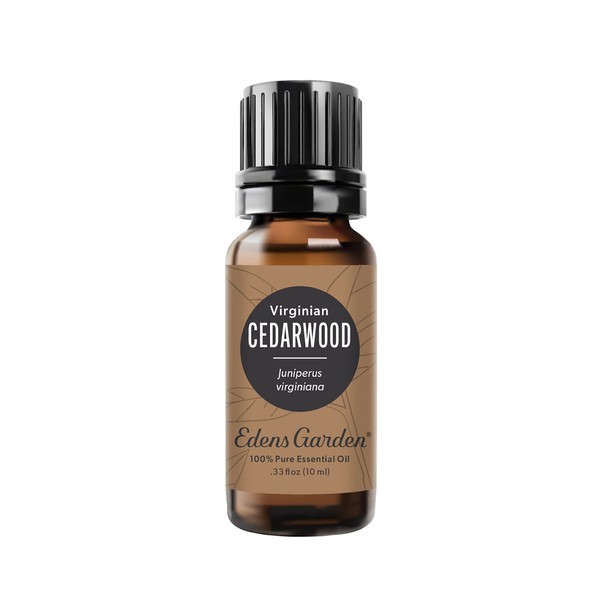 Edens Garden Cedarwood- Virginian Essential Oil, 100% Pure Therapeutic Grade (Undiluted Natural/Homeopathic Aromatherapy Scented Essential Oil Singles) 10 ml