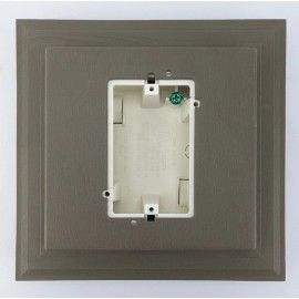 Royal Building Solutions Vinyl Siding Mounting Block Electrical Outlet Box  Universal Fit Gray Brown #884