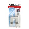 Fackelmann Door/Cupboard Hook 2x2in of Stainless Steel