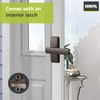 Ideal Security Door Lever for Storm and Screen Doors, Oil