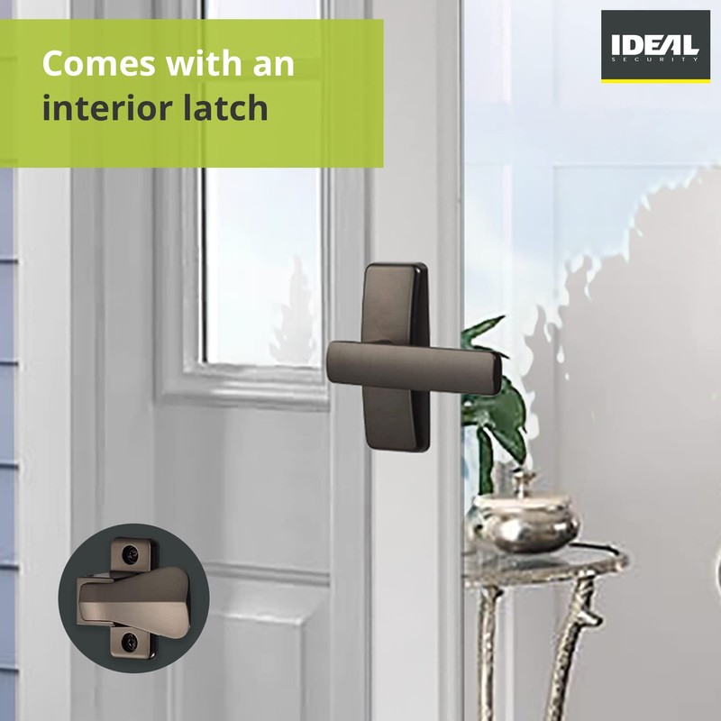 Ideal Security Door Lever for Storm and Screen Doors, Oil
