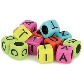Artemio Artémio Pearl Dice 6 Colours 300 Pieces – Alphabet, Multi-Color, L