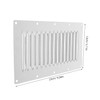 TEHAUX Stainless Steel Louvered Vent Cover for Extractor Fan Durable