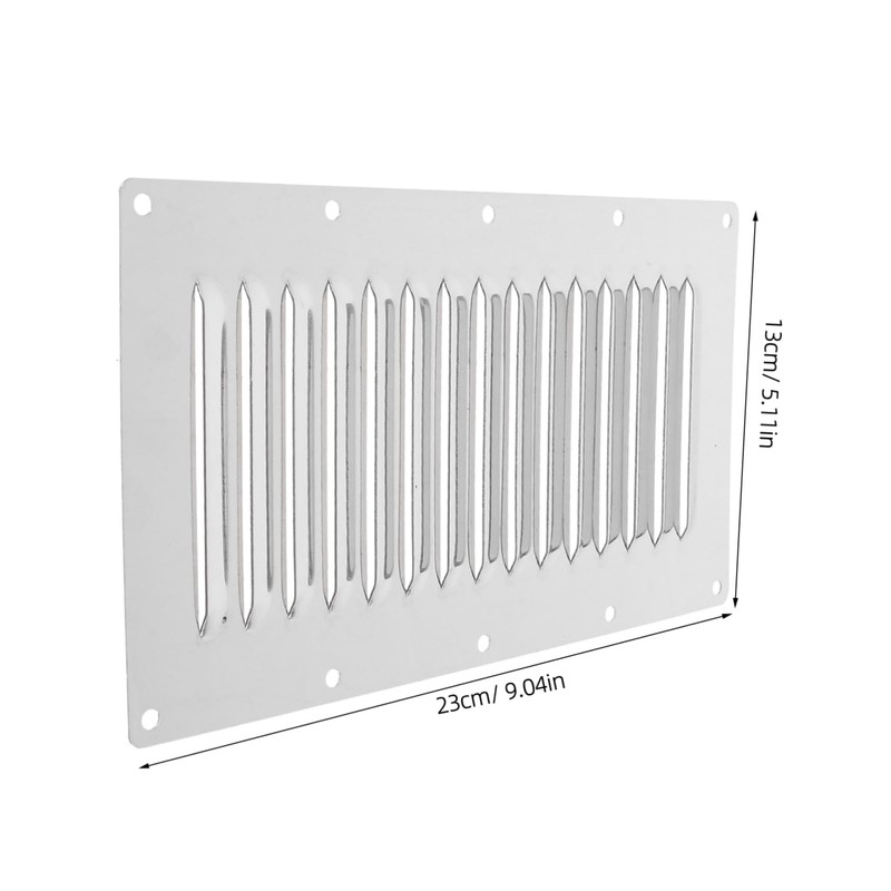 TEHAUX Stainless Steel Louvered Vent Cover for Extractor Fan Durable