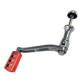 Adoolla Fishing Reel Handle Replacement Parts Lightweight High Strength Aluminum Alloy Spinning Fishing Reel Accessories Red-Large for 6000-7000