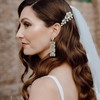 LADY&HOME Bride Earrings, Bride Beaded Earrings Bachelorette for Bride to