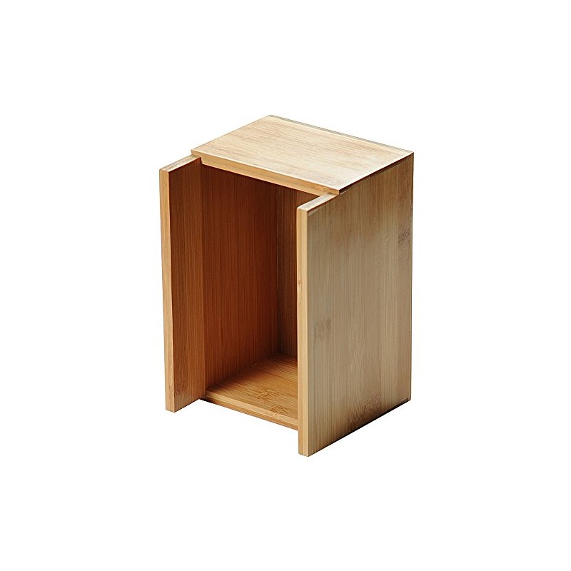 KESPER 70854 Napkin Dispenser Cutlery Tray FSC Certified Bamboo/Cutlery Holder/Box