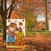 Heyfibro Happy Fall Y'all Pumpkins Garden Flag 12x18 Inch Double